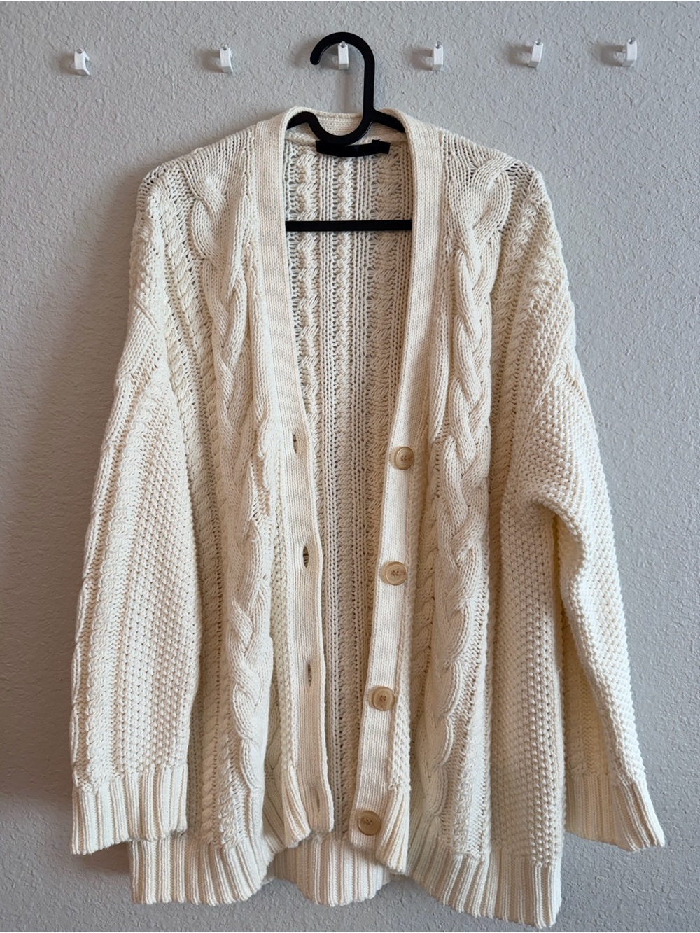 Jenni Kayne Cotton Cable Cardigan